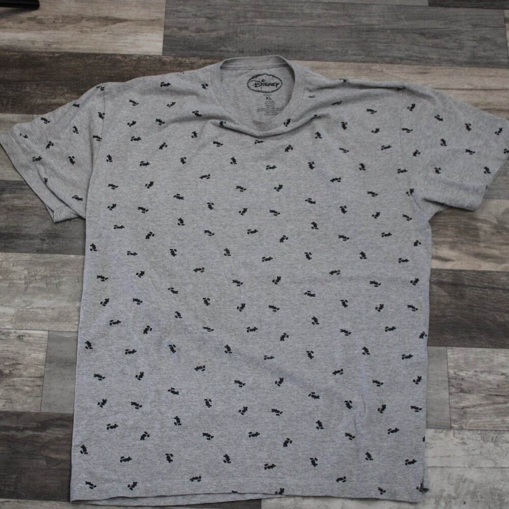 Disney Mickey Mouse Classic T-Shirt Women’s Size XL Grey Gray